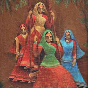 Sawan Ri Teej – Rajasthani Women Celebrating the Monsoon