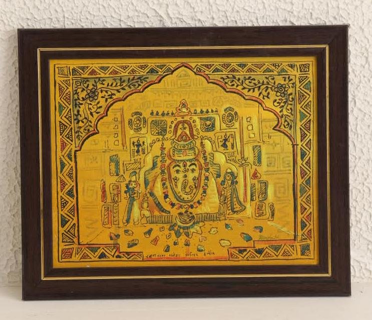 Divine Ganesha – Traditional Indian Folk Art
